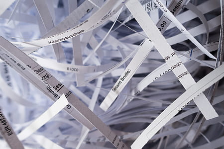 white shredded papers thumbnail