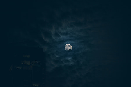 gray sky and white moon thumbnail