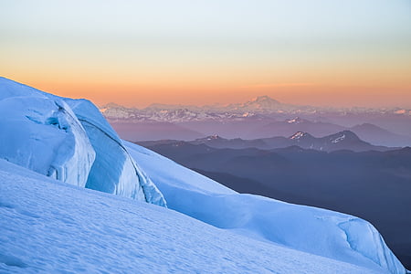 close up photography of mountain cover with snow thumbnail