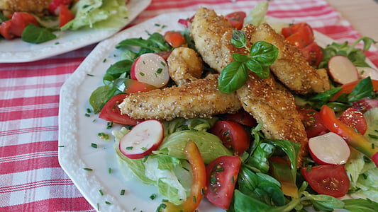 cooked food on plate thumbnail