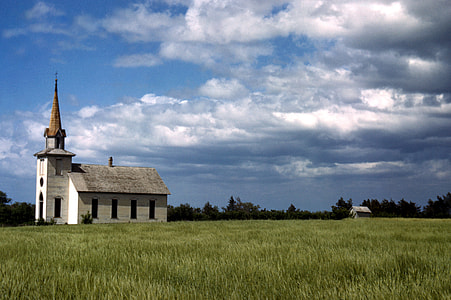 Church near Junction City in 1943 in Kansas thumbnail