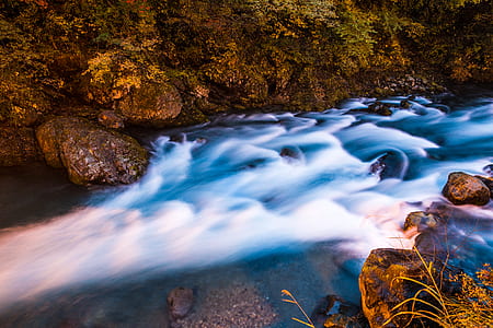 timelapse photography of river thumbnail