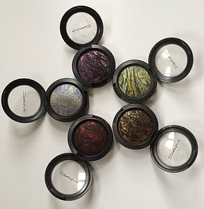 five assorted M.A.C. makeup palettes thumbnail