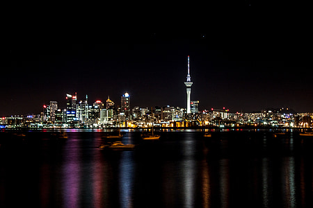 high-rise building during night time thumbnail