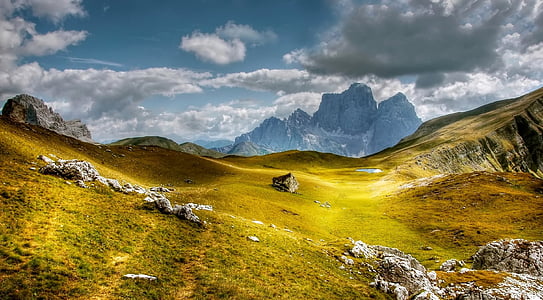 photo of green mountain during daytime thumbnail