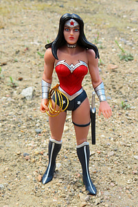 Wonder Woman action figure during daytime thumbnail