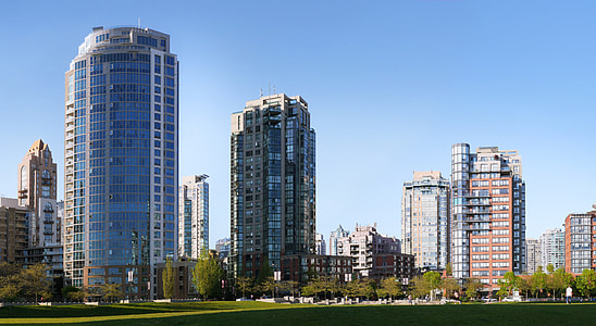 close-up photo of high rise buildings at daytime thumbnail