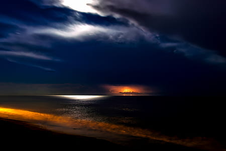 beach during golden hour thumbnail