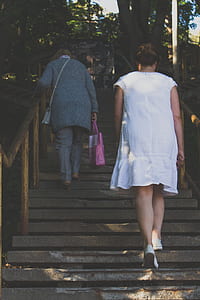 stairs, fashion, people, women thumbnail