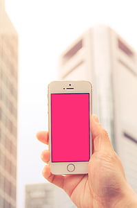 person holding turned on iPhone 5s thumbnail