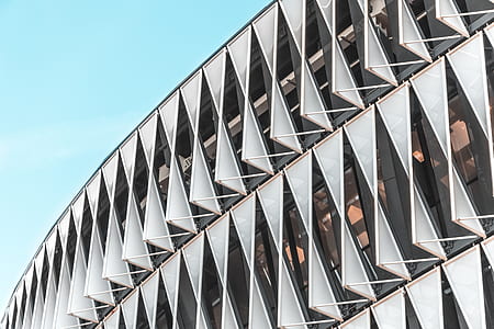 low-angle photography of gray building thumbnail