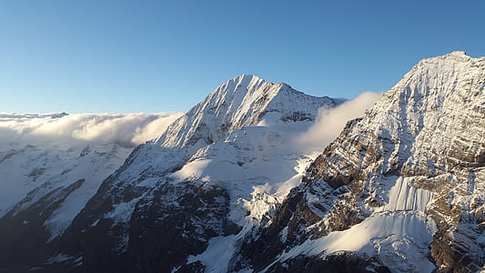 mountain covered by snow thumbnail