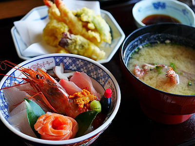 cooked food on bowls thumbnail
