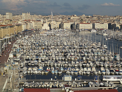 Overlooking the Port of Marseille, France thumbnail