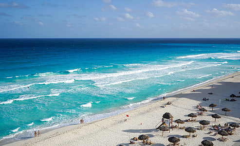 aerial photography of beach during daytime thumbnail