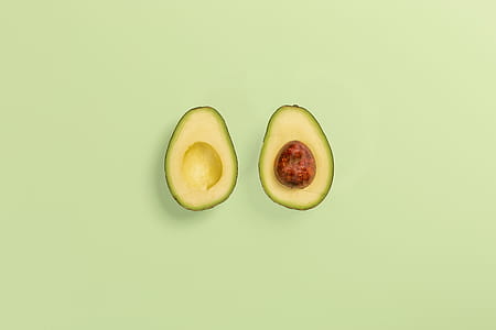 Two Avocado Slices Photo thumbnail
