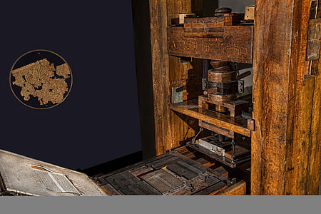 rectangular brown wooden machine thumbnail
