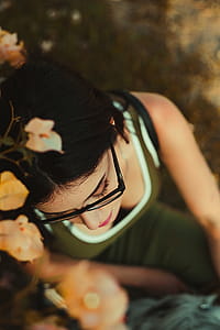 Aerial Photography of Woman with eyeglasses thumbnail