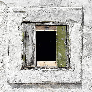 weathered, wall, hole, window thumbnail