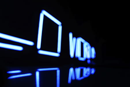 night, dark, lights, neon thumbnail