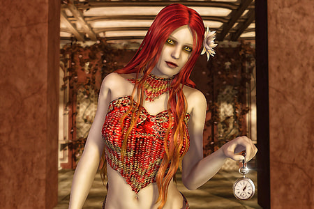 Gothic Female Model Fantasy Women thumbnail