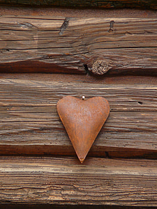 brown wooden heart decor thumbnail