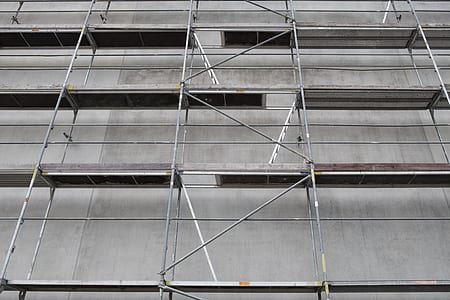 gray scaffolding on building thumbnail