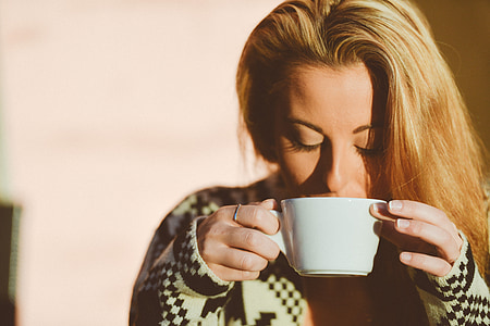 woman sipping coffee thumbnail