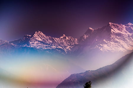 mountain covered of snow thumbnail