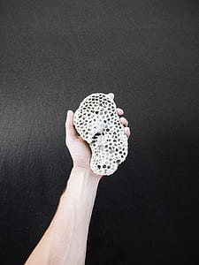 person holding white coral thumbnail