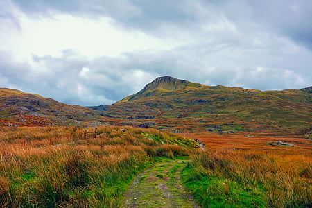 hill during cloudy day thumbnail