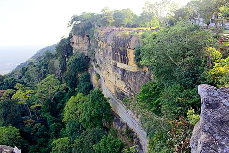 landscape, nature, rocks, forest thumbnail