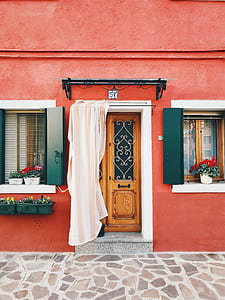 brown wooden door thumbnail