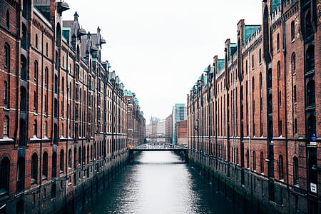 River Through Berlin Buildings Photo thumbnail