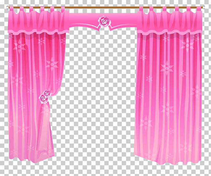 Window Blind Curtain Door Pink Curtains Transparent Pink