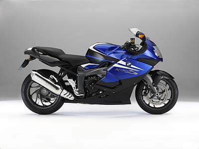 Black and Blue Sports Bike thumbnail