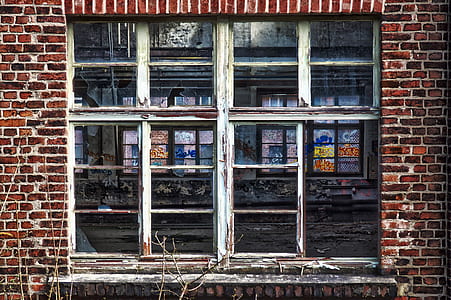 gray wooden framed glass windows thumbnail