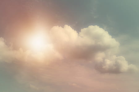 white clouds at daytime thumbnail