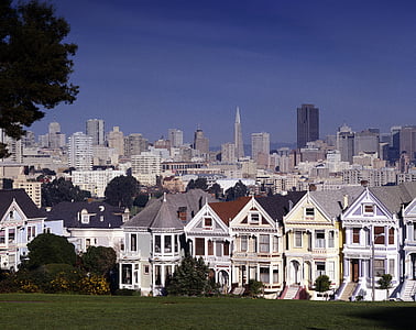assorted commercial buildings under blue sky thumbnail