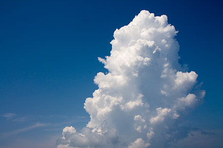 white clouds on blue sky thumbnail