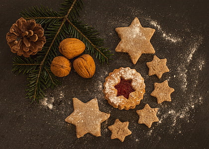 photo of cookies, walnut, and pine cone thumbnail