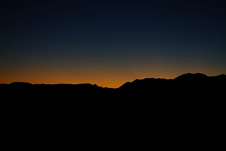 silhouette of rock formation thumbnail