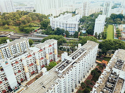 aerial photography of buildings thumbnail