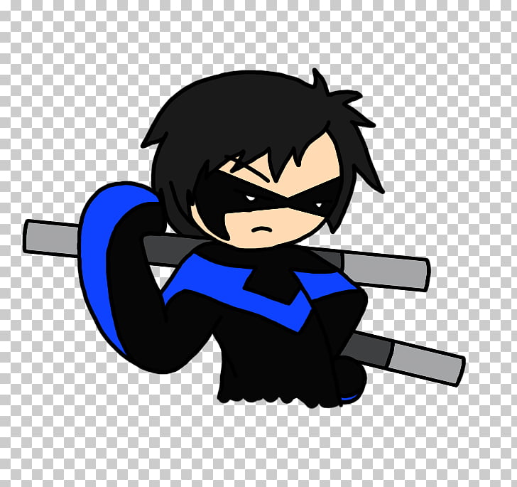 Nightwing Dick Grayson Jason Todd Batman Arkham City Chibi