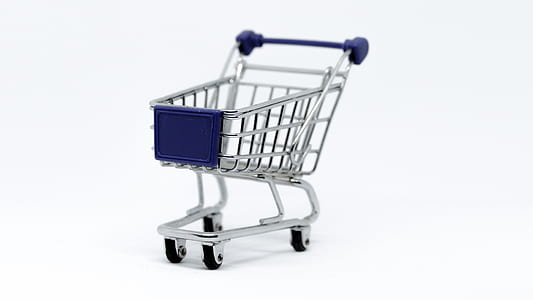 gray and blue shopping card miniature thumbnail
