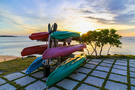 Six Assorted Kayak Boats thumbnail