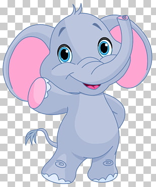 Elephant Blog , Cute Elephant , grey elephant illustration PNG clipart