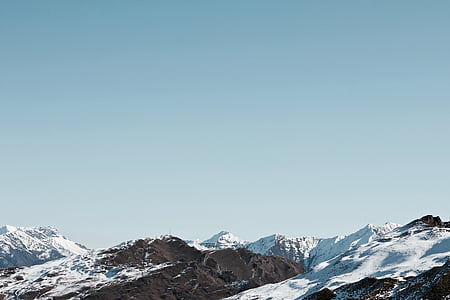 landscape photography of mountain during winter thumbnail