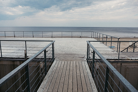 Empty beach cafe thumbnail