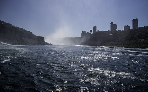 Mist rising from Niagara Falls, Ontario, Canada thumbnail